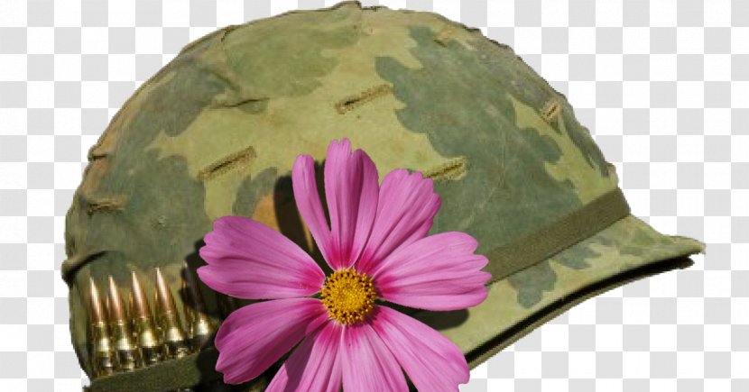 Vietnam War Combat Helmet M1 - Military Camouflage Transparent PNG