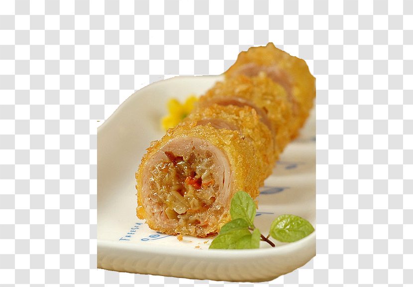 Chicken Meat Nugget Pacific Saury - Cooking - Gold Roll Transparent PNG