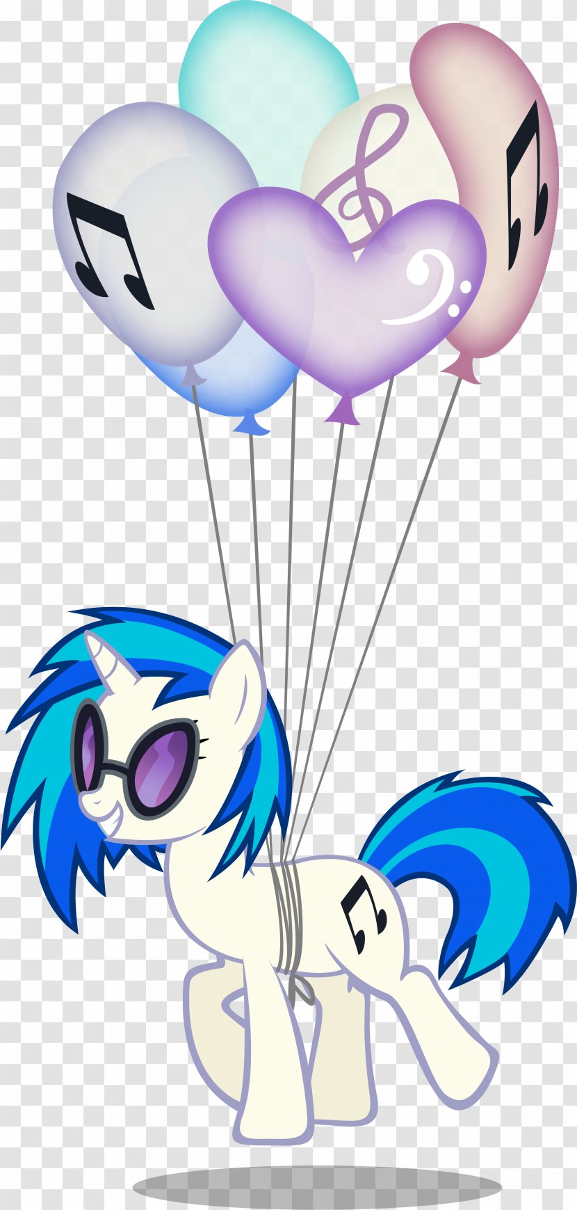 Disc Jockey Balloon Pony Clip Art Transparent PNG