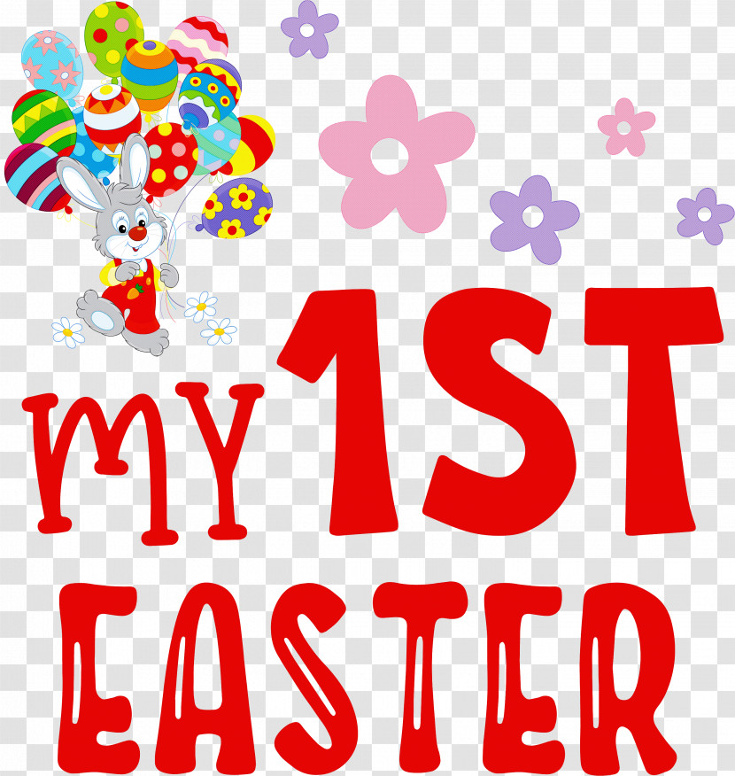 My 1st Easter Easter Bunny Easter Day Transparent PNG