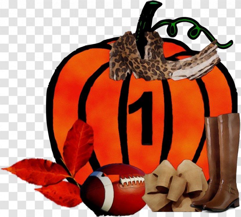 Cartoon Halloween Pumpkin - Time - Fruit Plant Transparent PNG