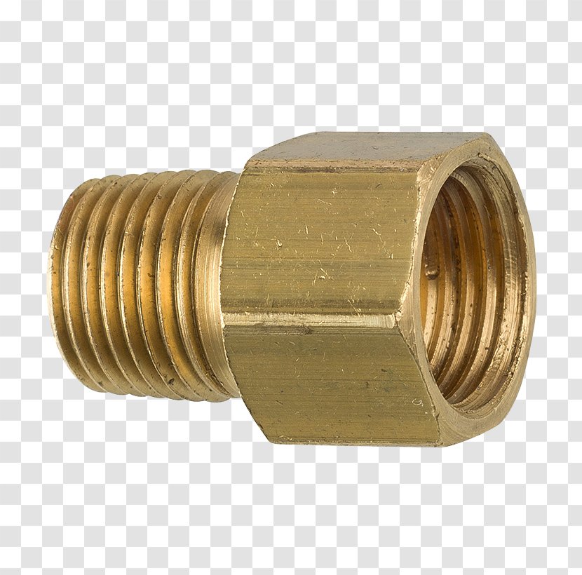 Brass National Pipe Thread Piping And Plumbing Fitting Adapter Gender Of Connectors Fasteners - Watercolor Transparent PNG