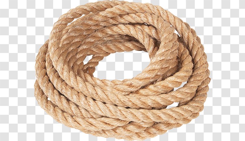 Manila Rope Jute Yarn Polypropylene - Winch Transparent PNG