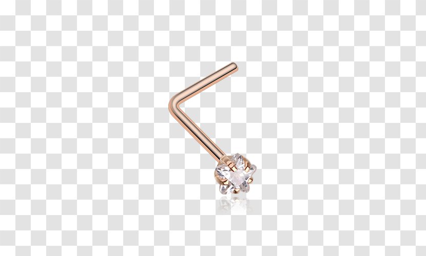 Earring Prong Setting Nose Piercing Body Jewellery - Goldstar Events Transparent PNG