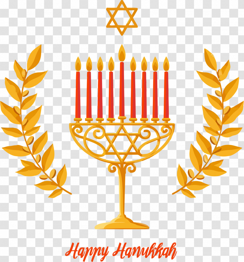 Candle Hanukkah Happy Hanukkah Transparent PNG