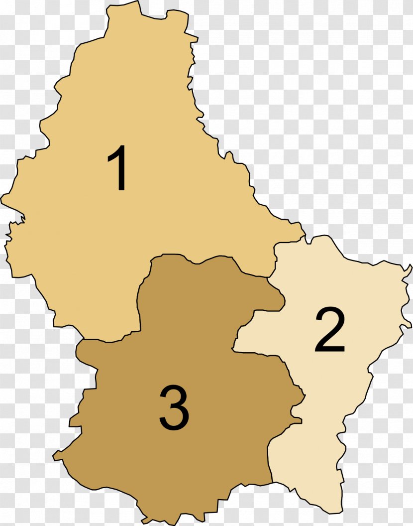 Luxembourg City Diekirch District Districts Of Cantons Administrative Division - Duchy - Grand Transparent PNG