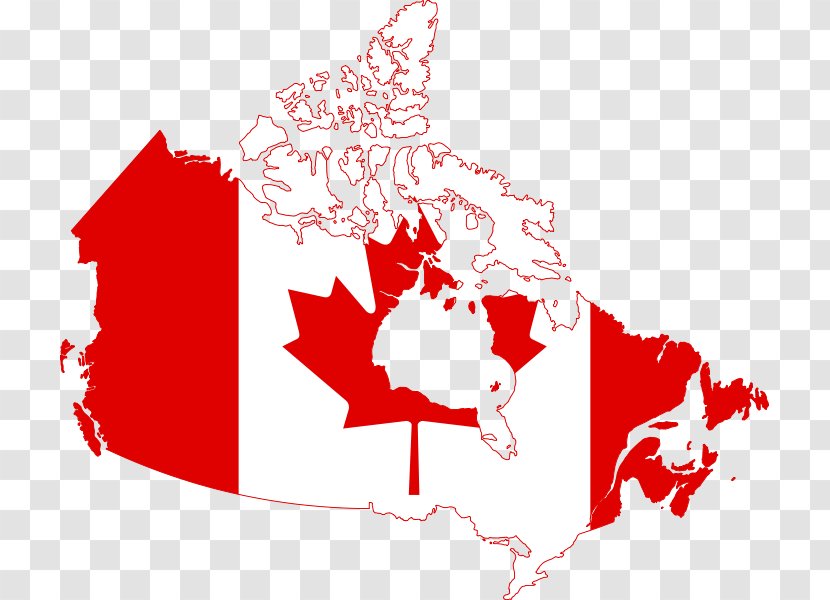 Flag Of Canada Map Clip Art Transparent PNG