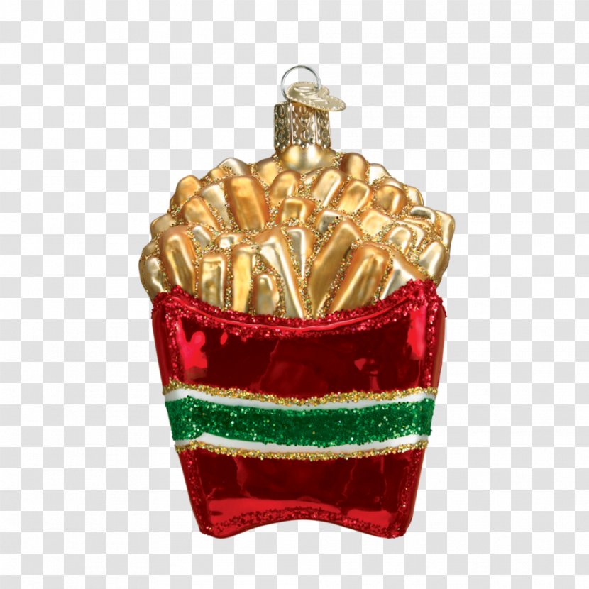 French Fries Christmas Ornament Decoration Glass - Tradition Transparent PNG