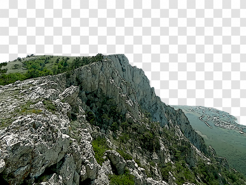 Geology Outcrop Ridge Nature Terrain Transparent PNG