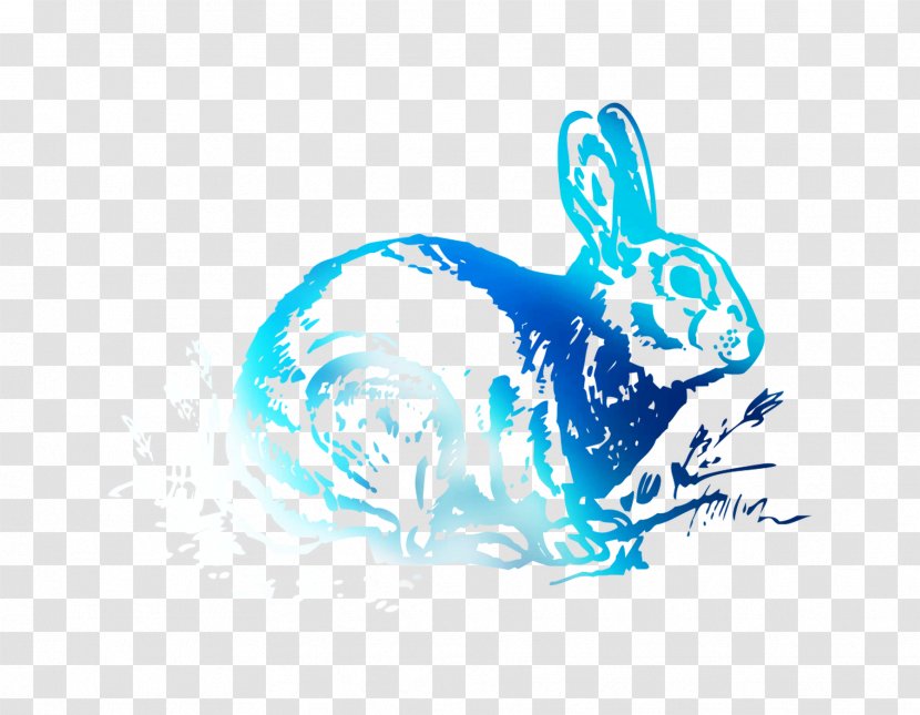 Hare Easter Bunny Logo Font Illustration - Computer Transparent PNG