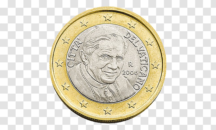Vatican City European Union Euro Coins 1 Coin Transparent PNG
