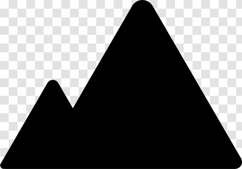 Triangle Sign Black M Font Transparent PNG