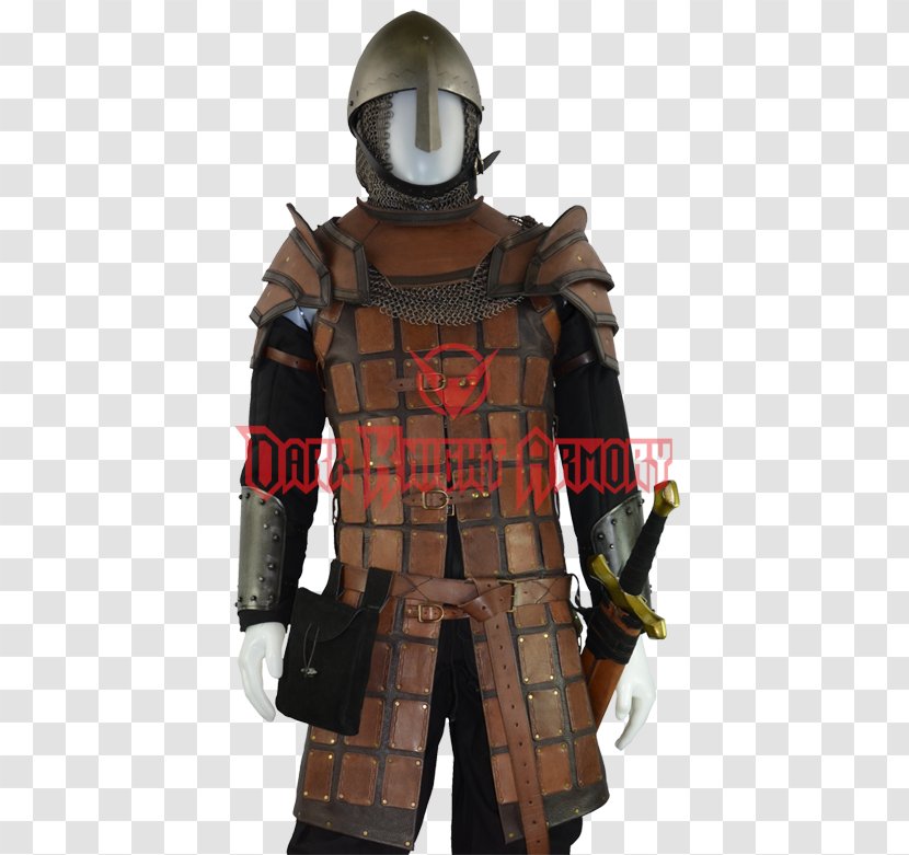 Costume Components Of Medieval Armour Leather Clothing - Plate Transparent PNG
