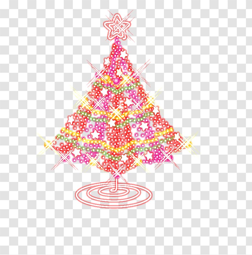 Christmas Tree Ornament Clip Art - Pink Transparent PNG