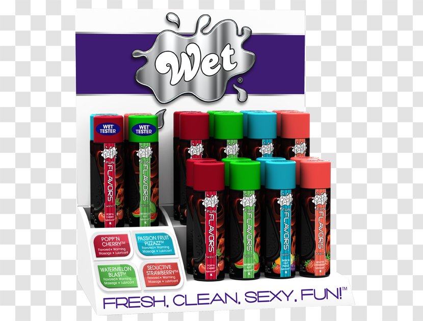 Personal Lubricants & Creams Countertop Display Device Wet - Flower - Assorted Flavors Transparent PNG