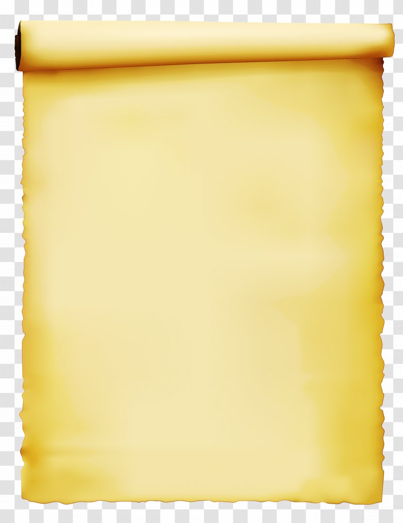Yellow Scroll Rectangle Transparent PNG