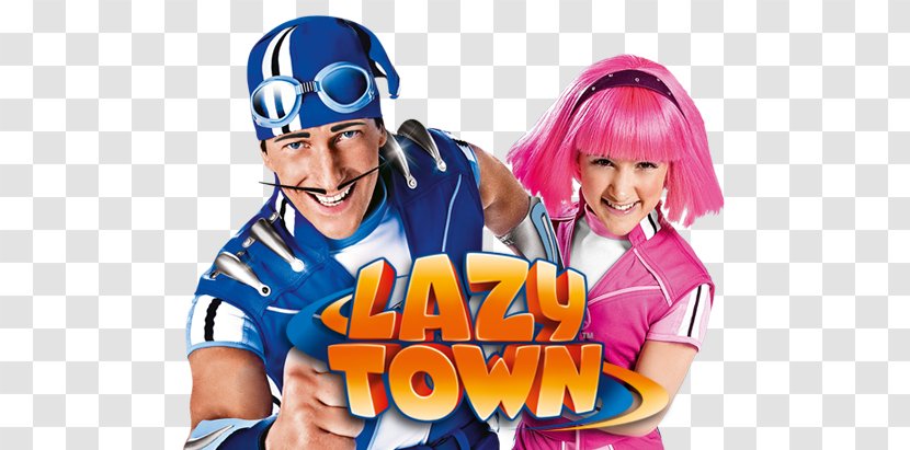Sportacus Stephanie Pixelspix Television Show New Games Everyday - T Shirt - Lazy Town Transparent PNG
