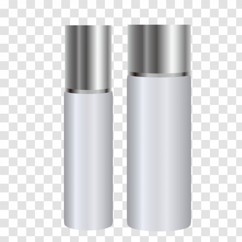 Skin Care - Bottle - Silver Bottled Products Transparent PNG
