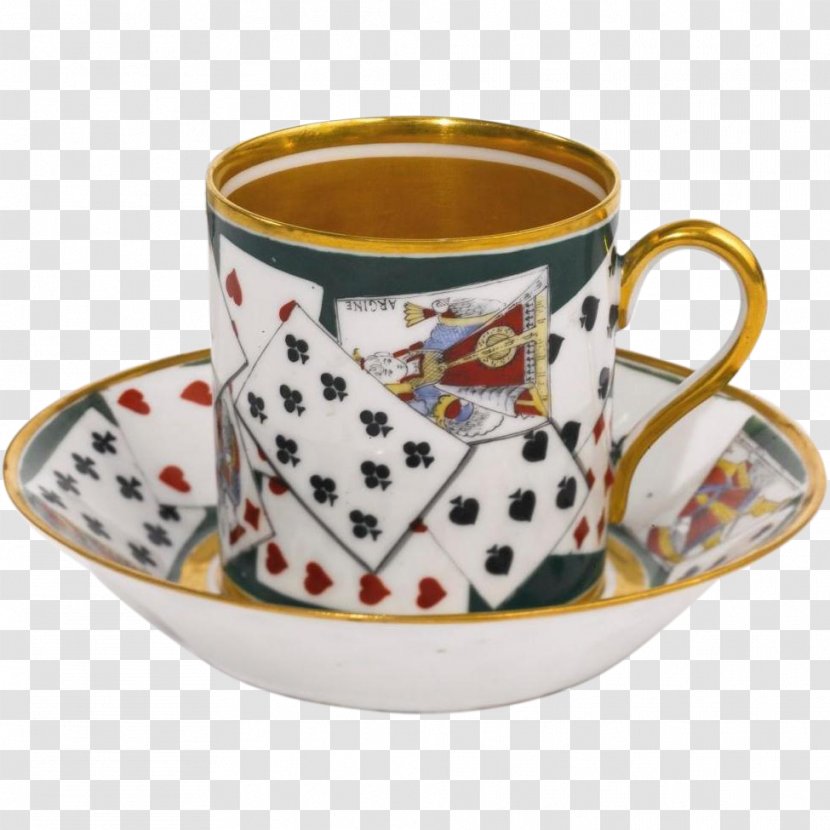 Coffee Cup Espresso Porcelain Saucer - Dishware - Hand Painted Transparent PNG