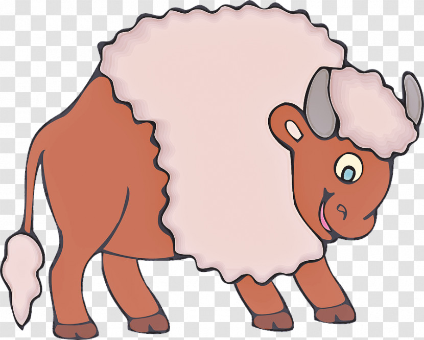 Cartoon Bovine Snout Working Animal Livestock Transparent PNG