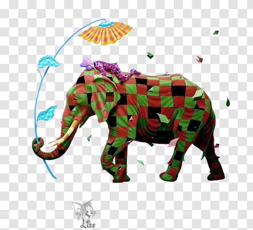 Indian Elephant African Curtiss C-46 Commando - Elephants And Mammoths - Clown Punching Transparent PNG