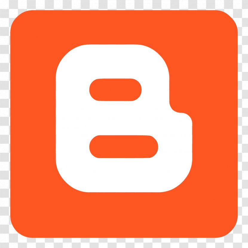 Blogger - Logo - Text Transparent PNG