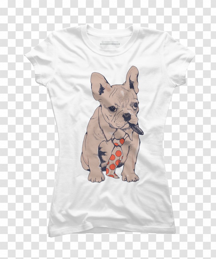 Printed T-shirt Hoodie Tracksuit - Fawn - French Bulldog Yoga Transparent PNG