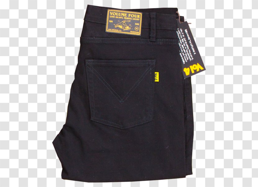 Skirt Jeans Black M - Pocket Transparent PNG