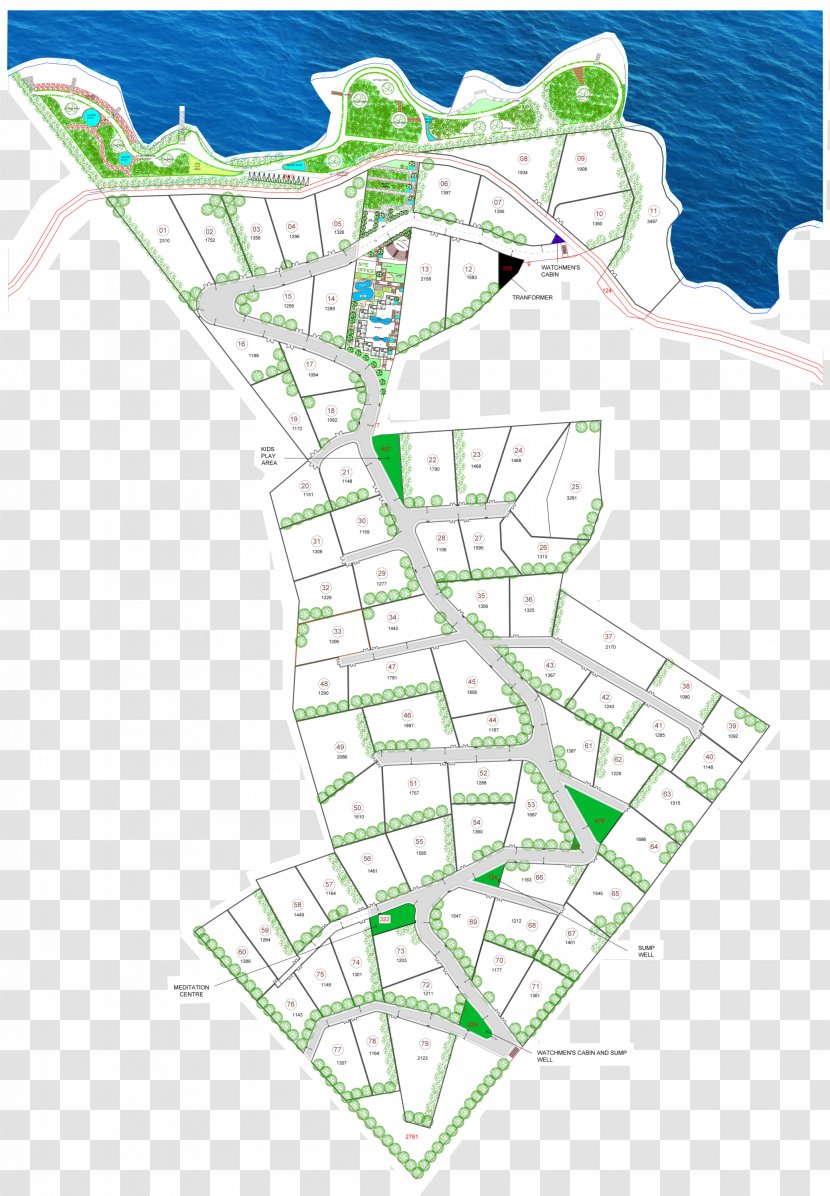 Urban Design Line Map - Tuberculosis Transparent PNG