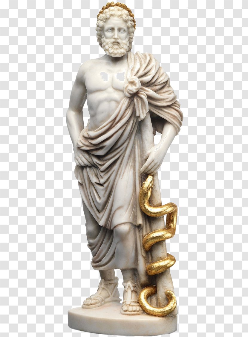 Rod Of Asclepius Medicine Greek Mythology Hygieia - Statue Transparent PNG