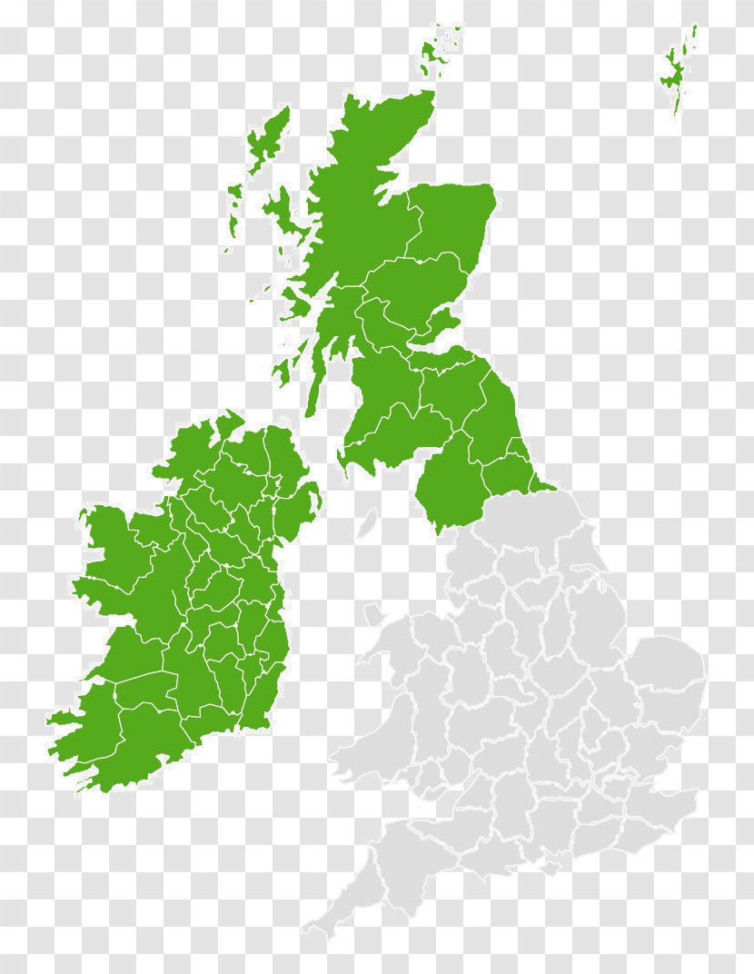 Ireland Map England British Isles - Grapevine Family Transparent PNG