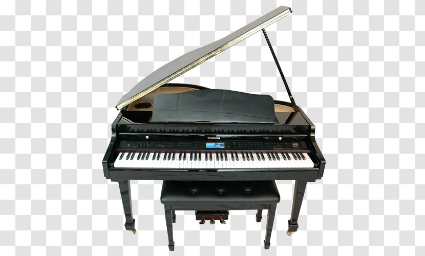 Digital Piano Keyboard Musical Instruments Action - Cartoon - Grand Transparent PNG