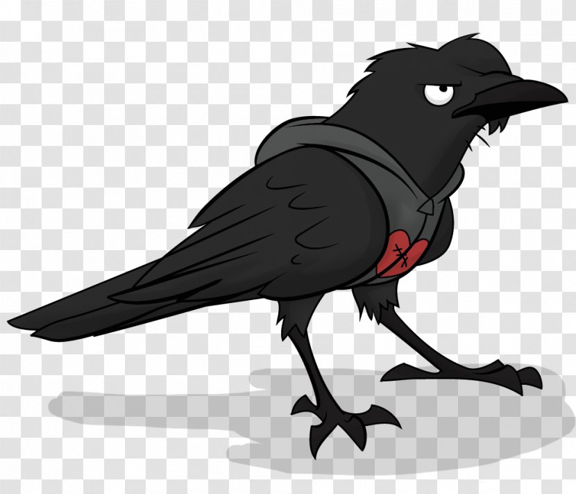 American Crow Common Raven Beak - Aviary Filigree Transparent PNG