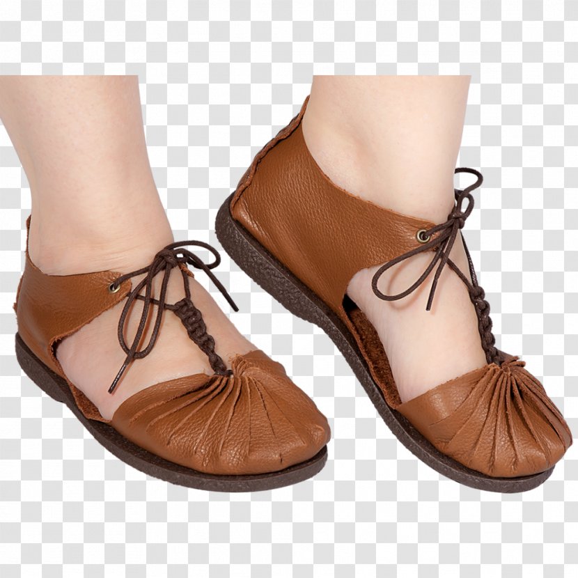 Sandal Brown Shoe Boot Leather - Celts Transparent PNG