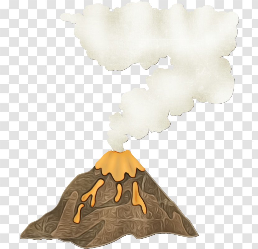 Volcano Cartoon - Cloud - Meteorological Phenomenon Volcanic Landform Transparent PNG