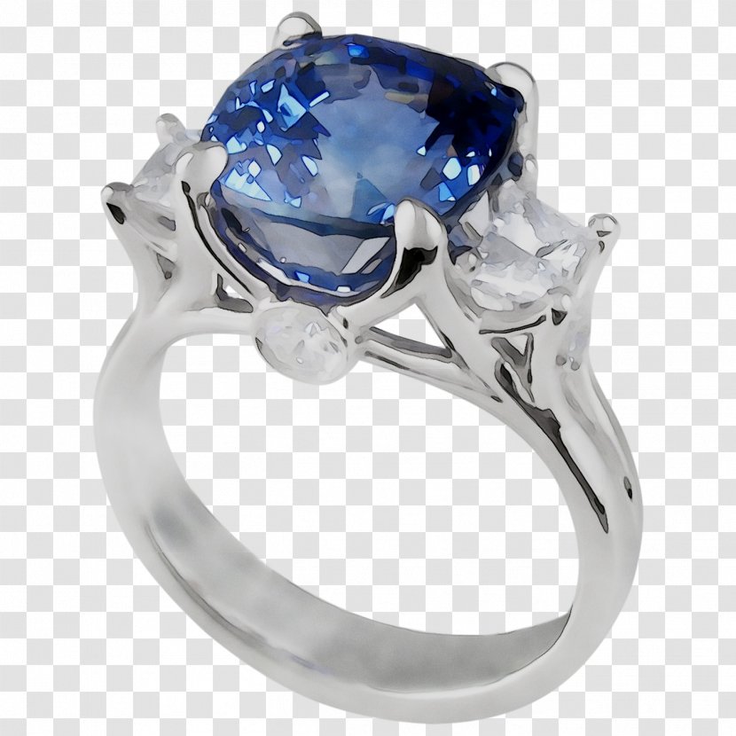 Jewellery Gemstone Engagement Ring Wedding - Electric Blue Transparent PNG