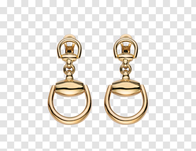 Earring Jewellery Colored Gold Gucci - Jewelry Making Transparent PNG