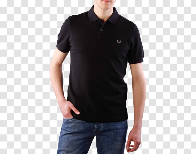 Polo Shirt T-shirt Clothing Piqué Sweater - Black Transparent PNG