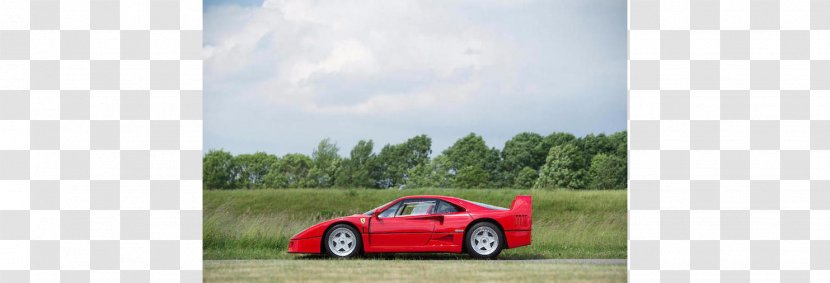 Supercar Ferrari F40 McLaren F1 - City Car Transparent PNG