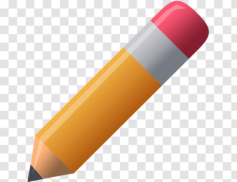 Pencil Eraser Drawing Clip Art - Colored Transparent PNG