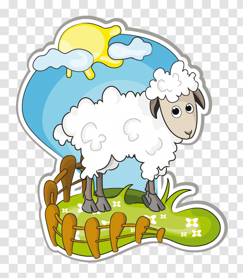 Sheep Goat Download Cartoon - Area Transparent PNG