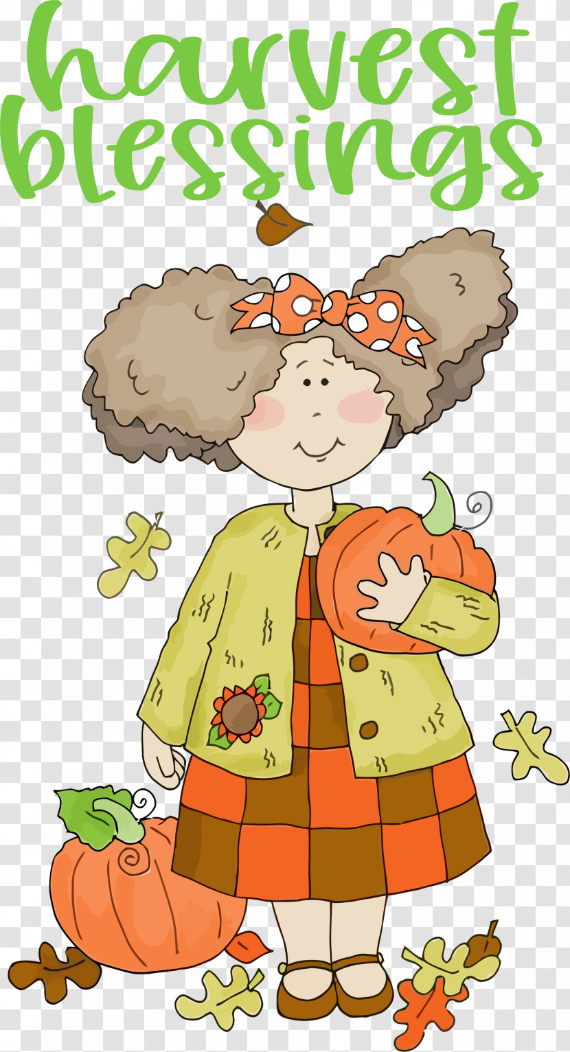 Harvest Blessings Thanksgiving Autumn Transparent PNG