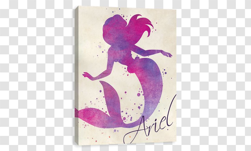 Ariel Disney Friends The Walt Company Canvas Art - Wall Decal - Mermaid Peter Pan Transparent PNG