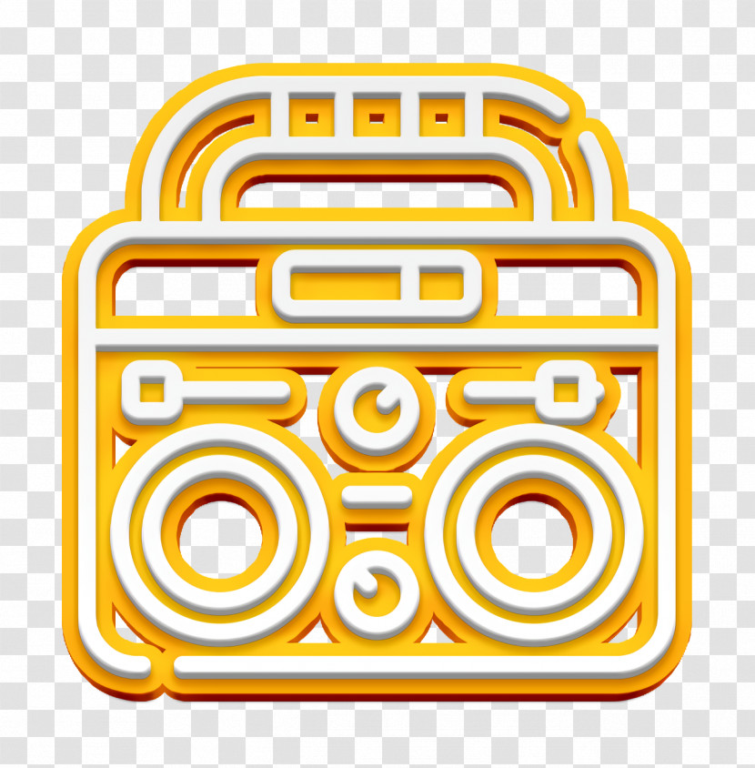 Music And Multimedia Icon Boombox Icon Night Party Icon Transparent PNG