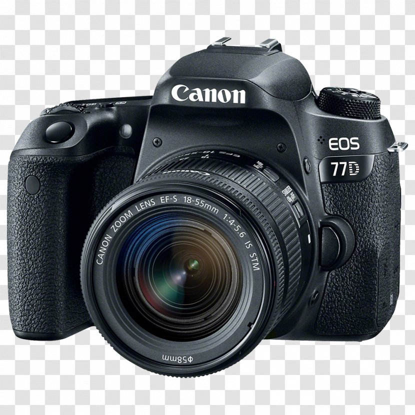 Canon EOS 800D 77D 200D 70D EF-S 18–55mm Lens - Film Camera Transparent PNG