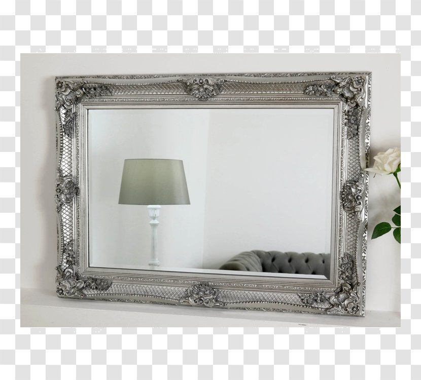 Picture Frames Silver Mirror Rectangle Transparent PNG