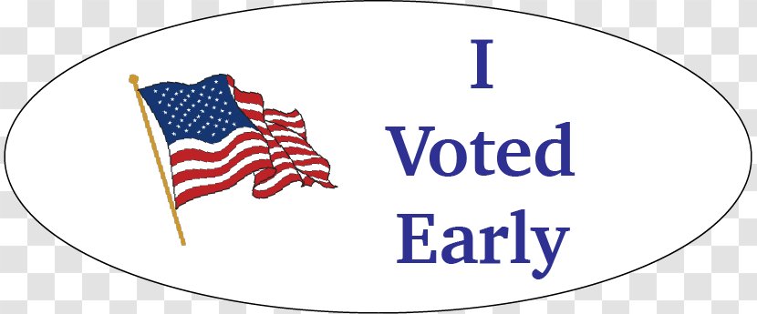 Logo Flag Of The United States Lavender Blush Veterans Day - Early Voting Transparent PNG