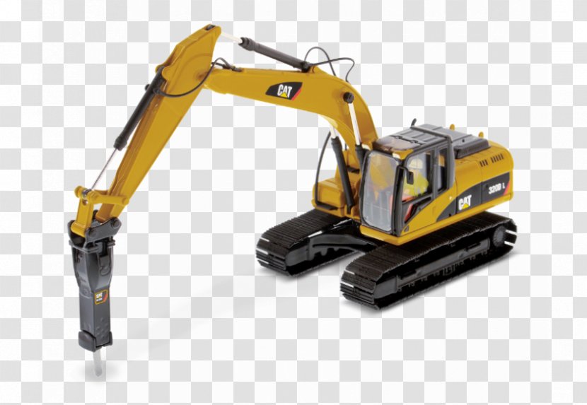 Caterpillar Inc. Komatsu Limited Excavator Hydraulics Die-cast Toy Transparent PNG