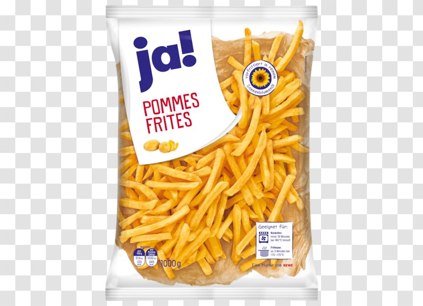 French Fries Vegetarian Cuisine Food Potato Chip Kids' Meal - Rewe Group - Pommes Frites Transparent PNG