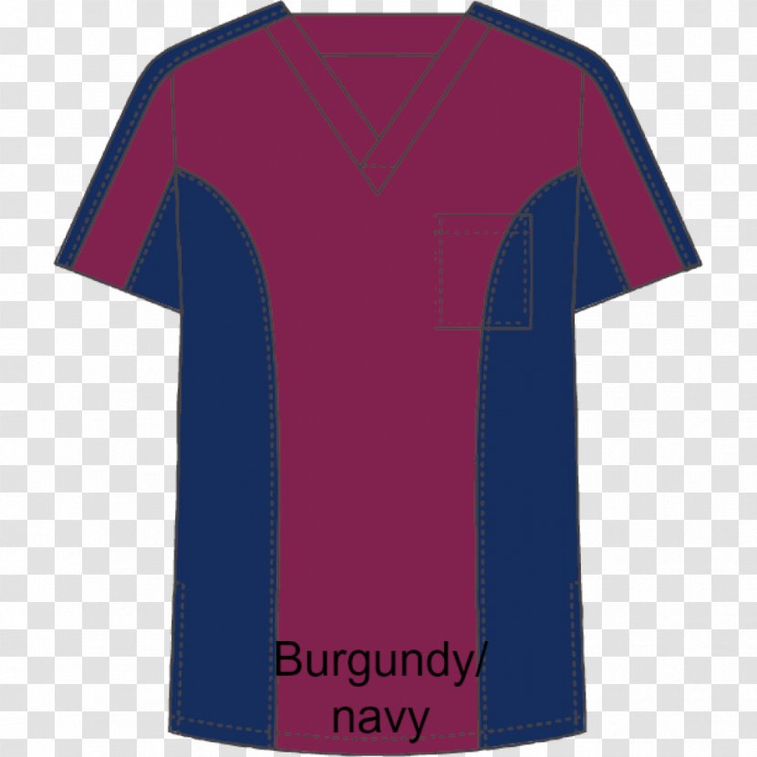 T-shirt Scrubs Sleeve Outerwear - Neck Transparent PNG